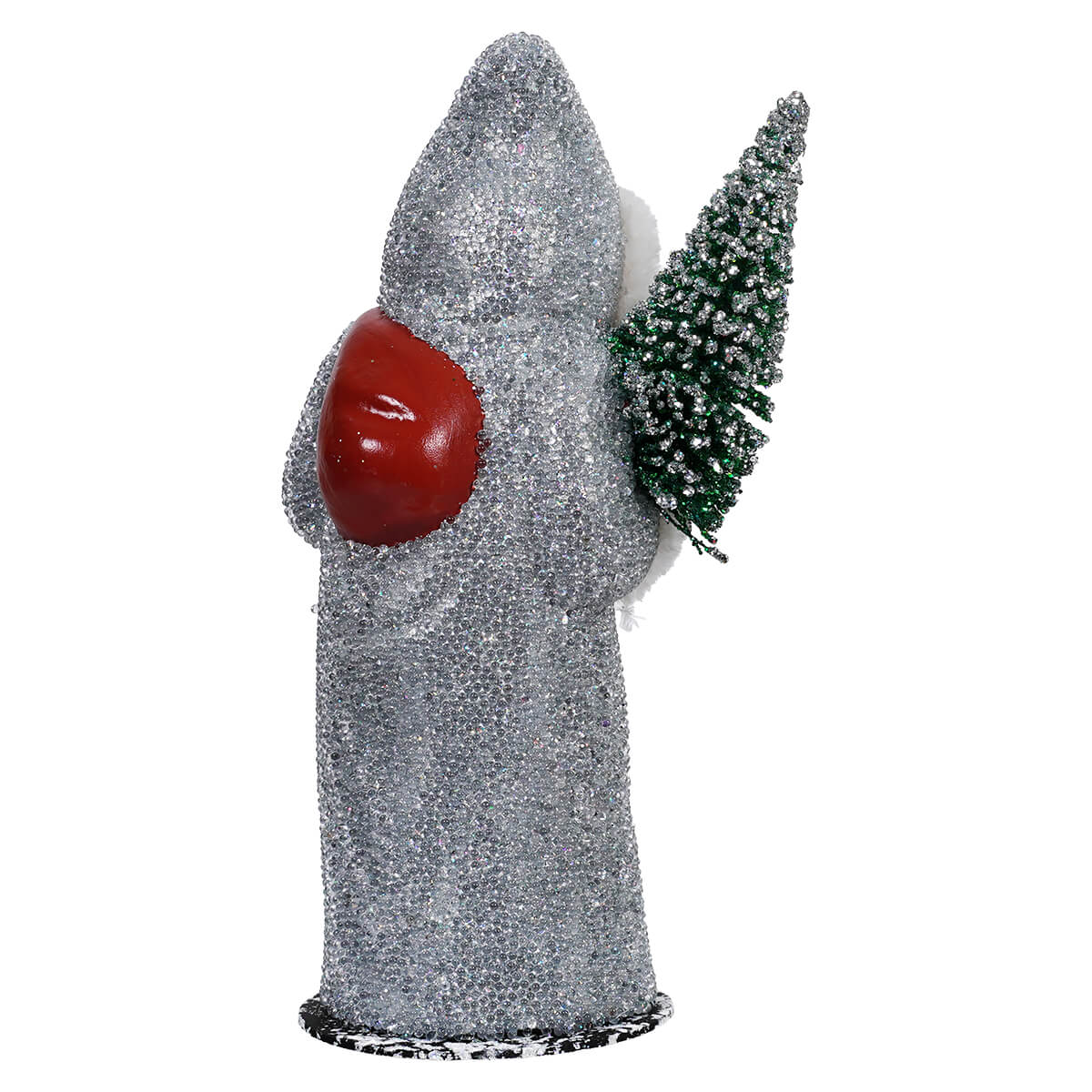 Silver Santa Holding Tree - Image 3