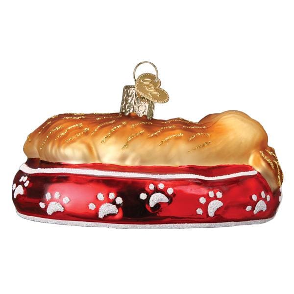 Sleepy Golden Retriever Ornament - Image 2