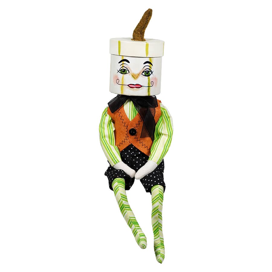 Slim Tim Pumpkin Box Head Container Figure