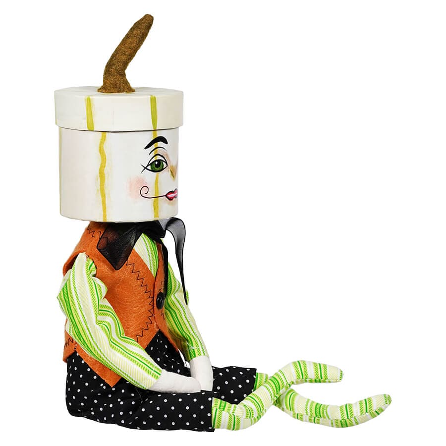 Slim Tim Pumpkin Box Head Container Figure - Image 2