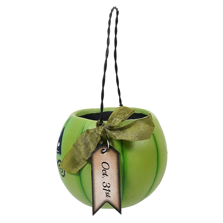 Small Green Pumpkin Bucket - Image 2