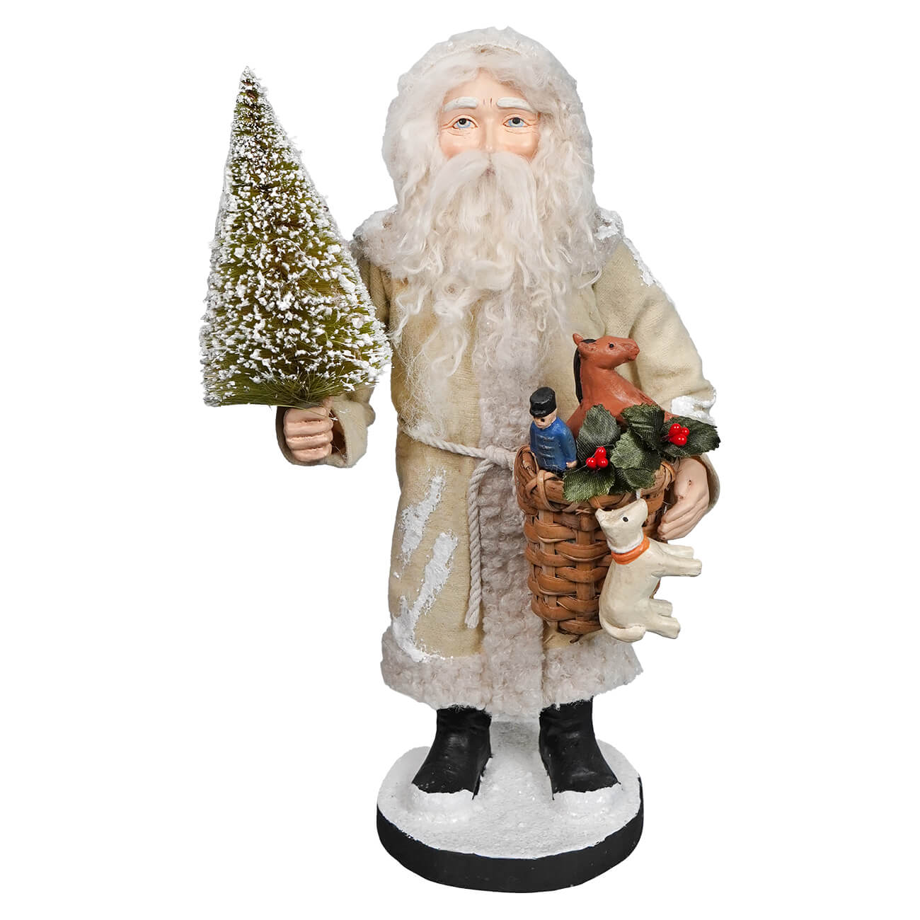 Small Santa With Toy Basket