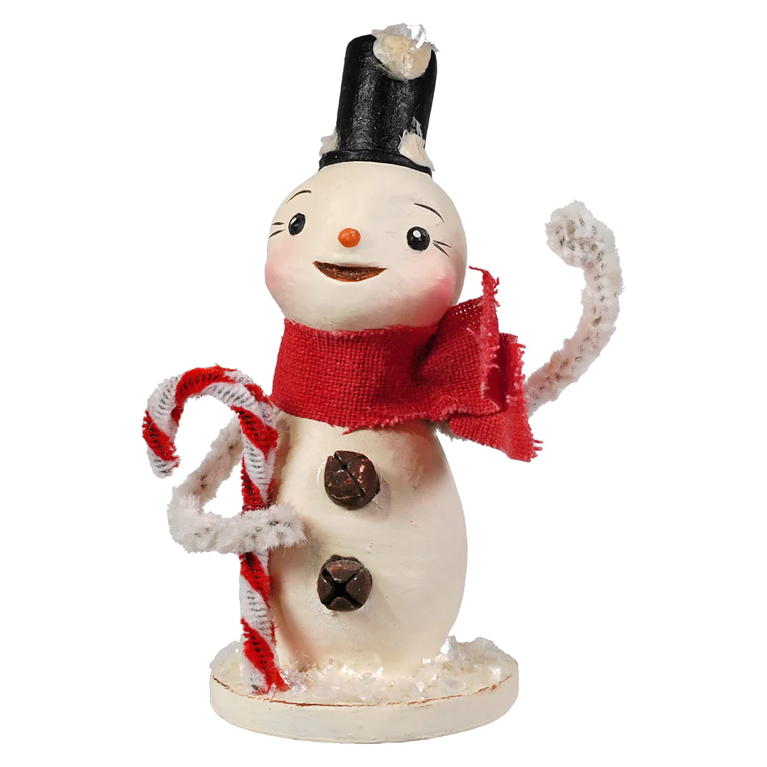 Snowman with Candy Canes