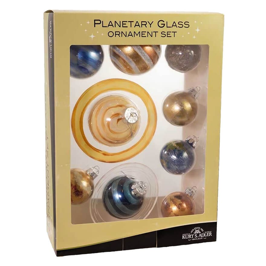 Noble Gems™ Glass Solar System Ornaments Box Set/9 - Image 2