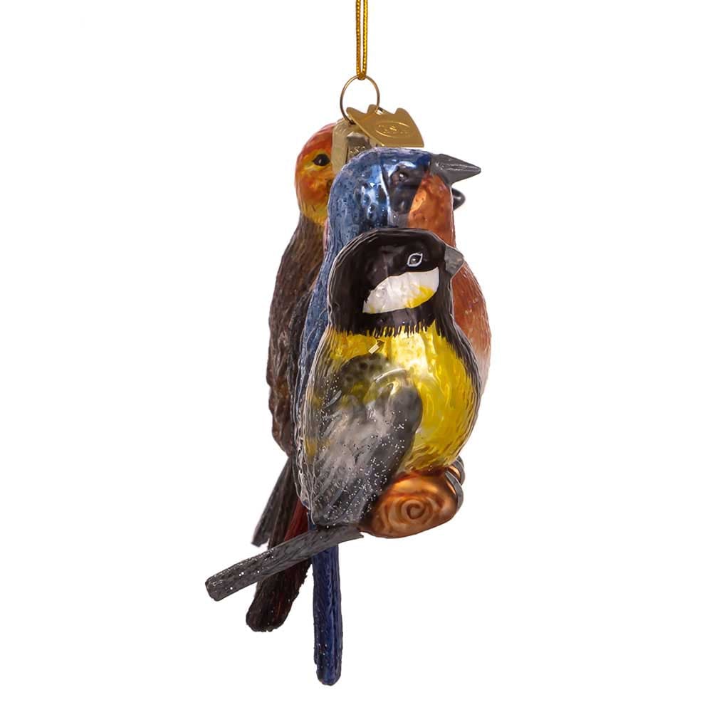 Noble Gems™ Glass Songbirds On Branch Ornament - Image 3