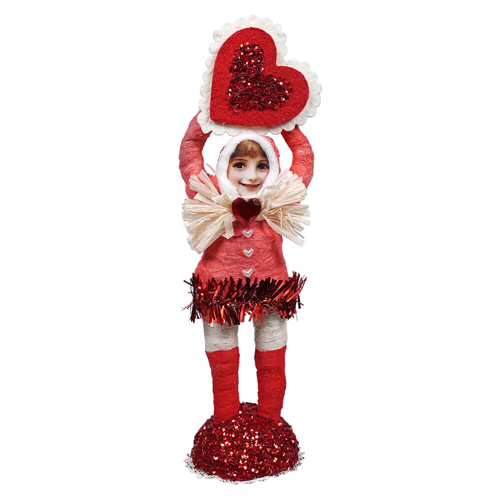Spun Cotton Be My Valentine Figure