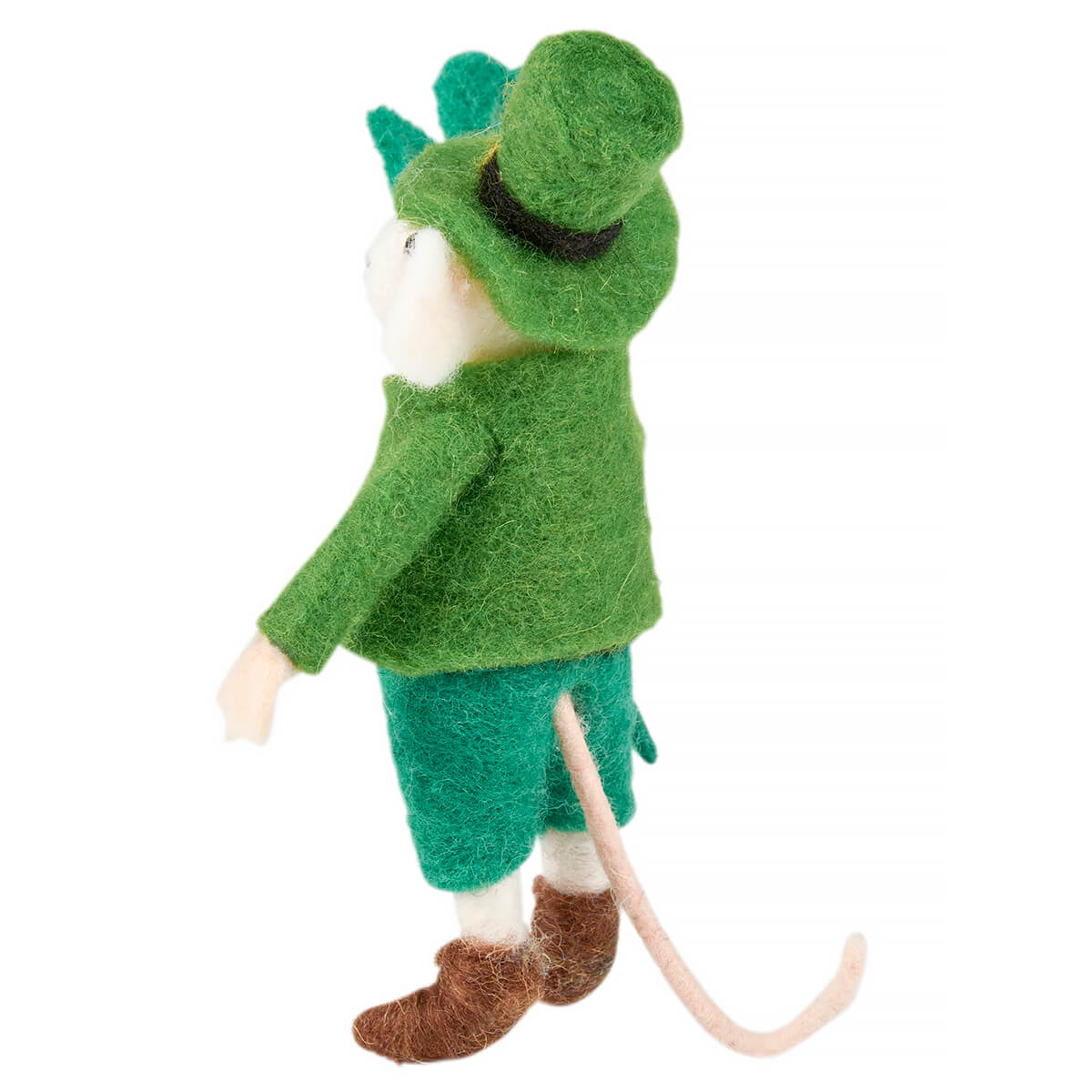 St. Patrick's Mouse Critter Ornament - Image 2