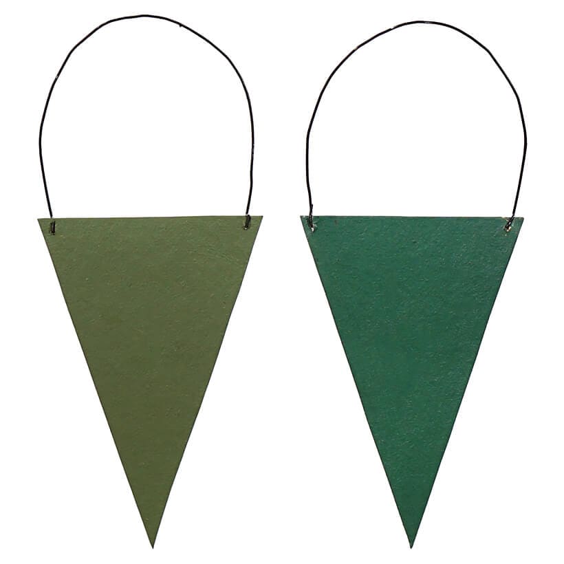 St. Pat's Pennant Flag Ornaments Set/4 - Image 2