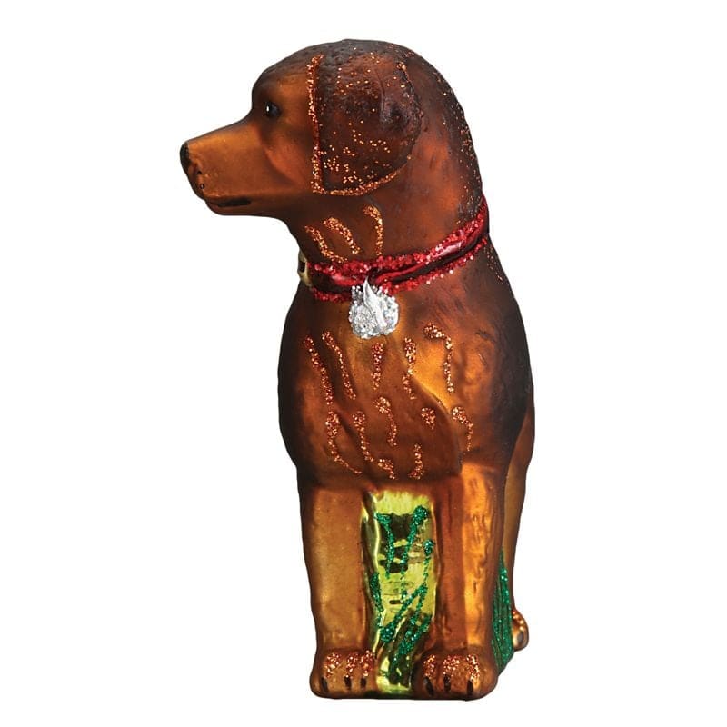 Standing Chocolate Lab Dog Breed Ornament - Image 3