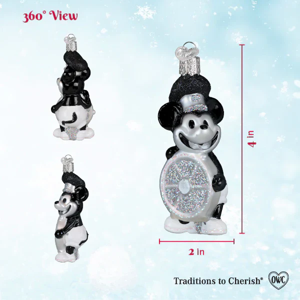 Steamboat Willie Skipper Ornament - Image 5