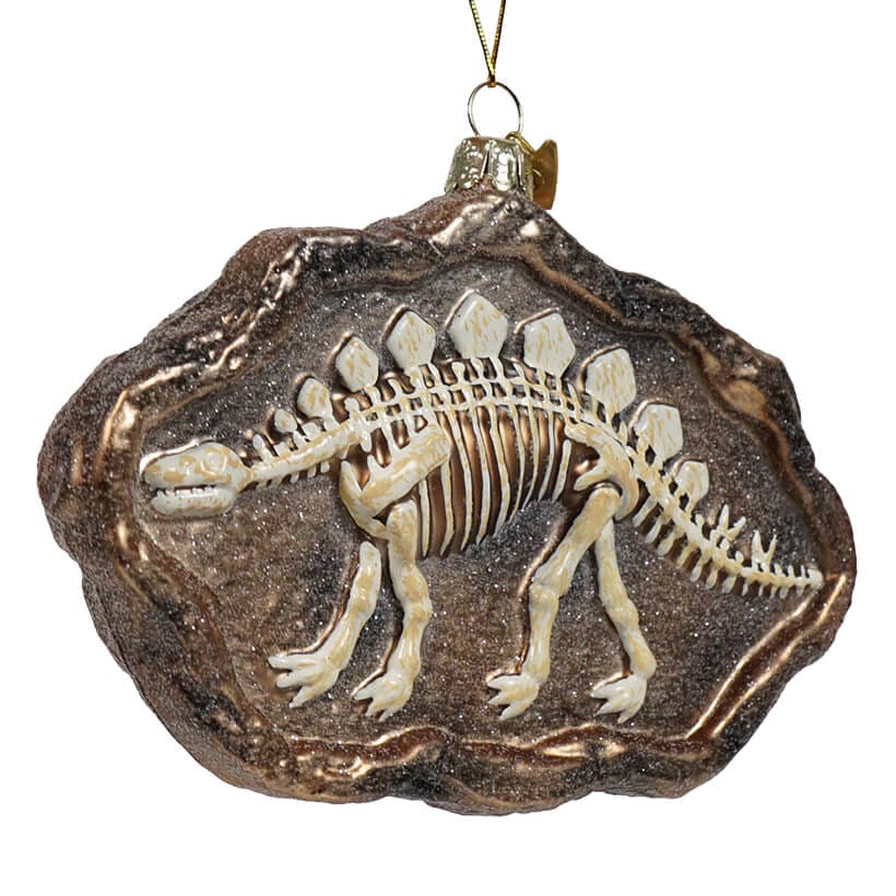 Stegosaurus Dinosaur Fossil Ornament - Image 2