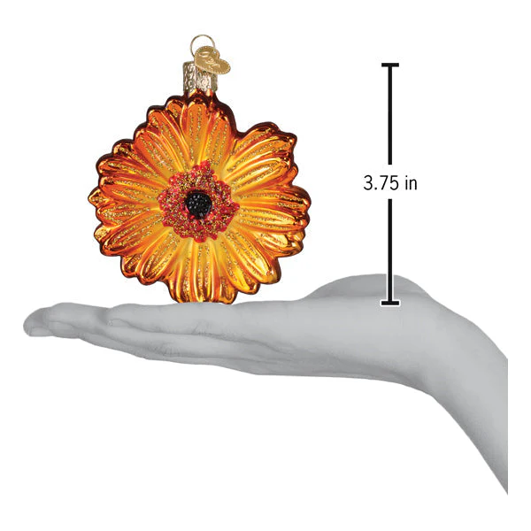 Sunset Gerbera Daisy Ornament - Image 4