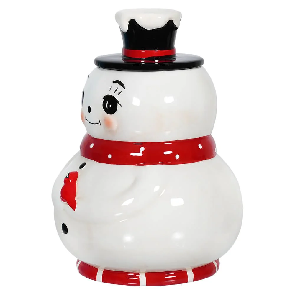 Sweet Snowman Cookie Jar - Image 2