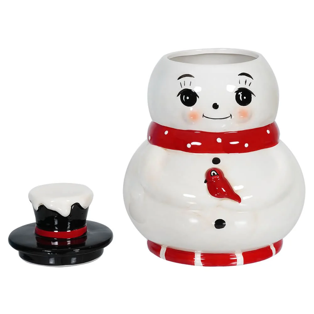 Sweet Snowman Cookie Jar - Image 3