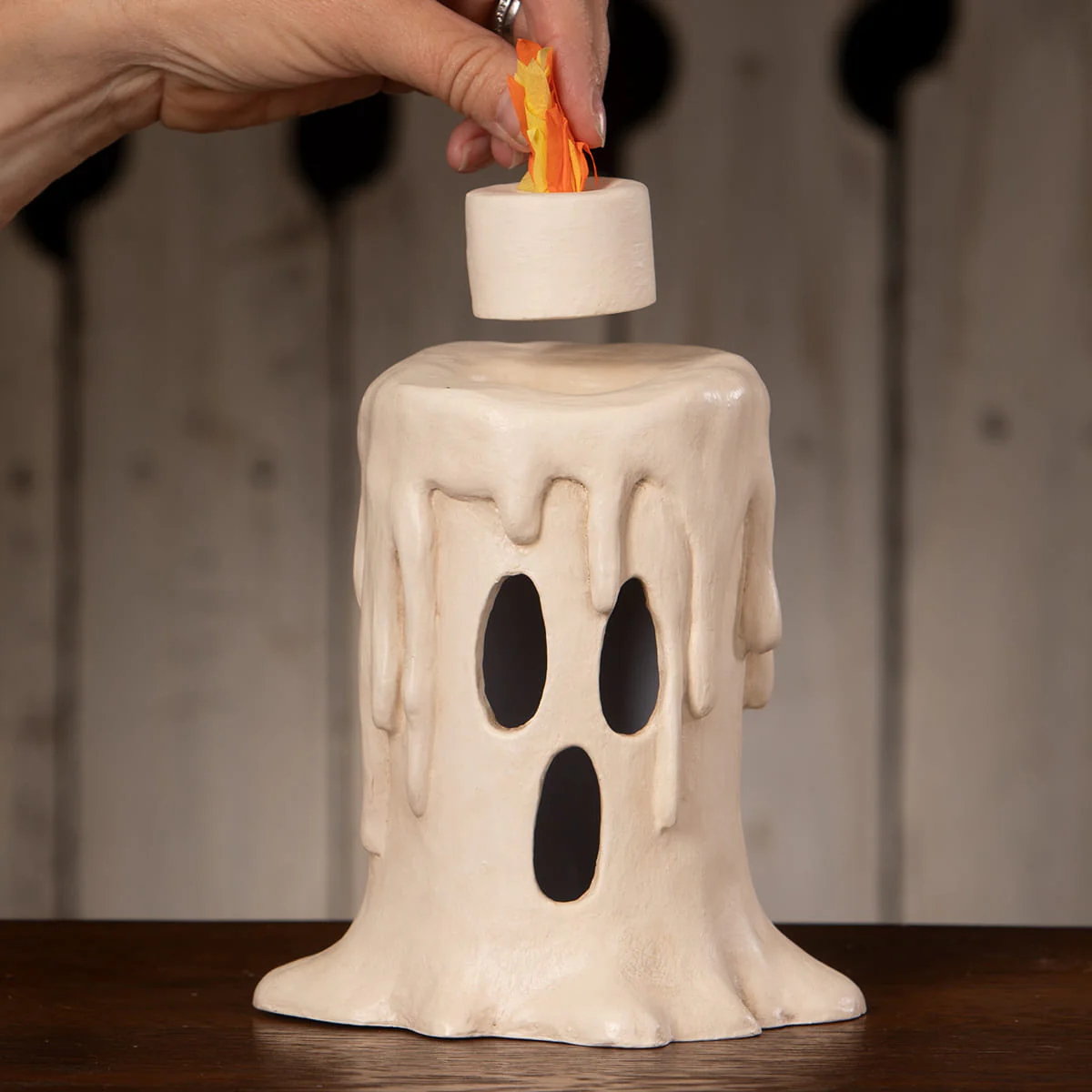 Tall Flam'in Candle Luminary - Image 4