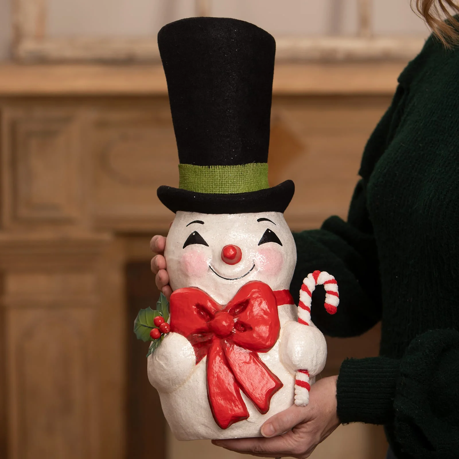Tall Hat Jolly Snowman - Image 2