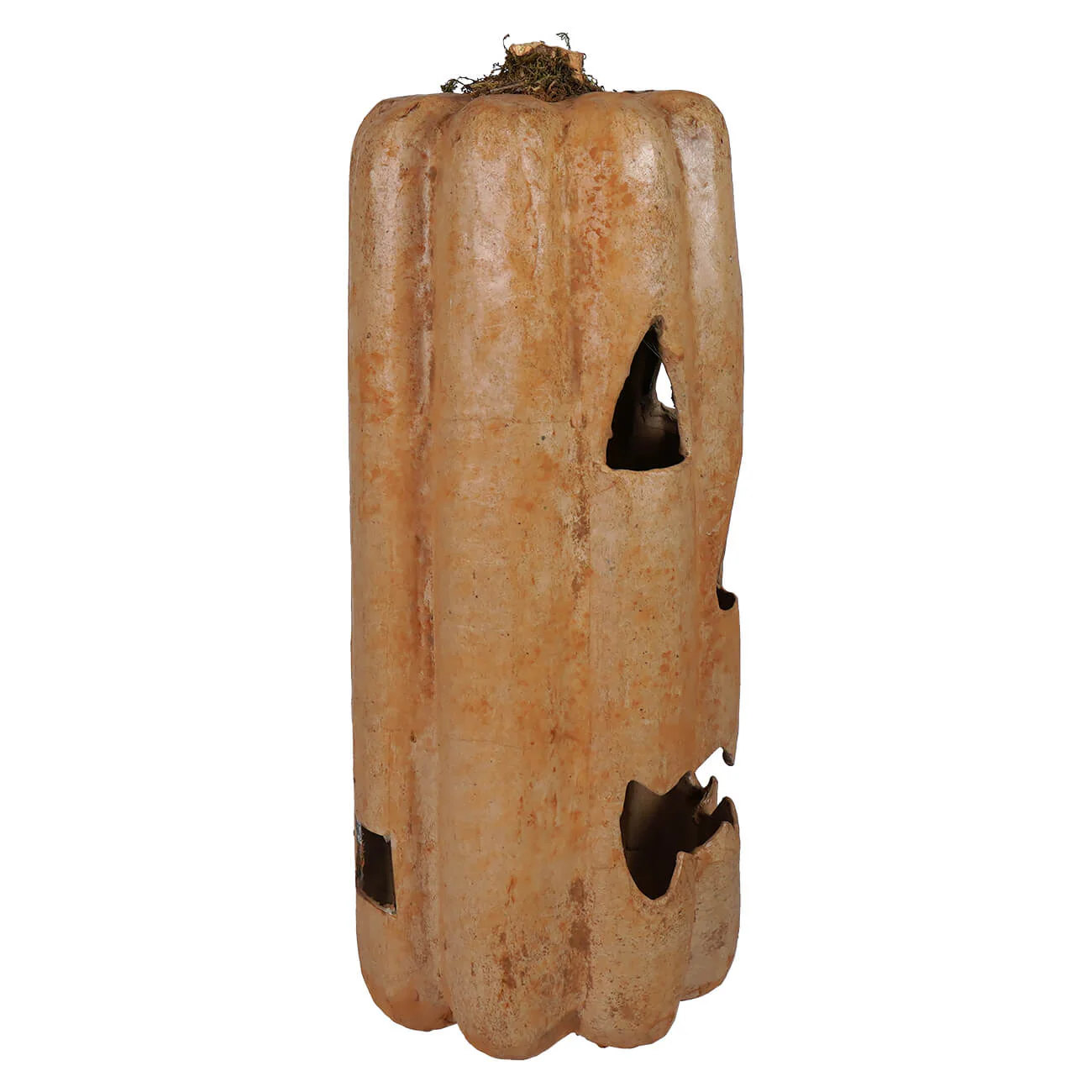 Tall Mustard Pumpkin Jack-O'-Lantern - Image 2
