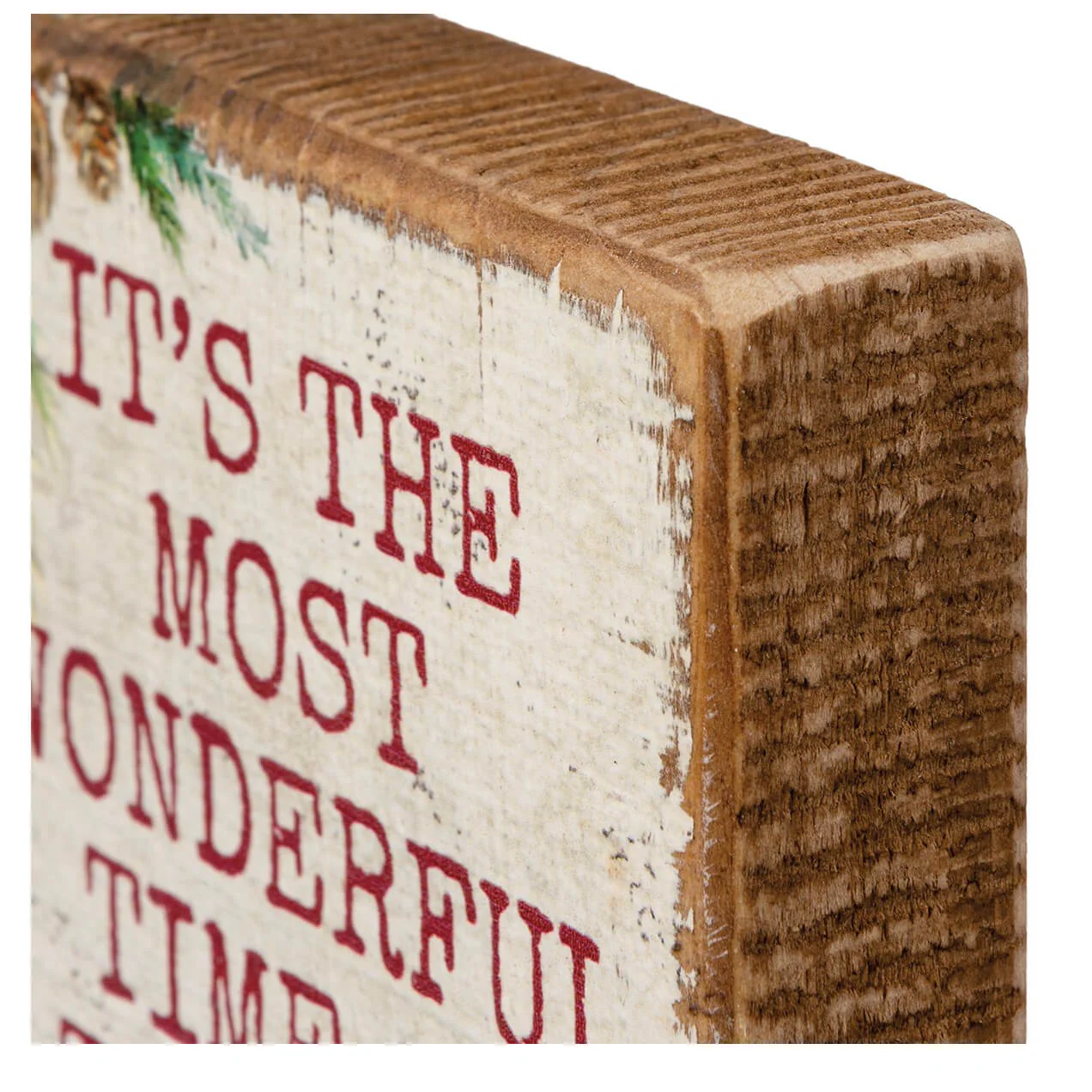 The Most Wonderful Time of The Year Block Sign - Image 3