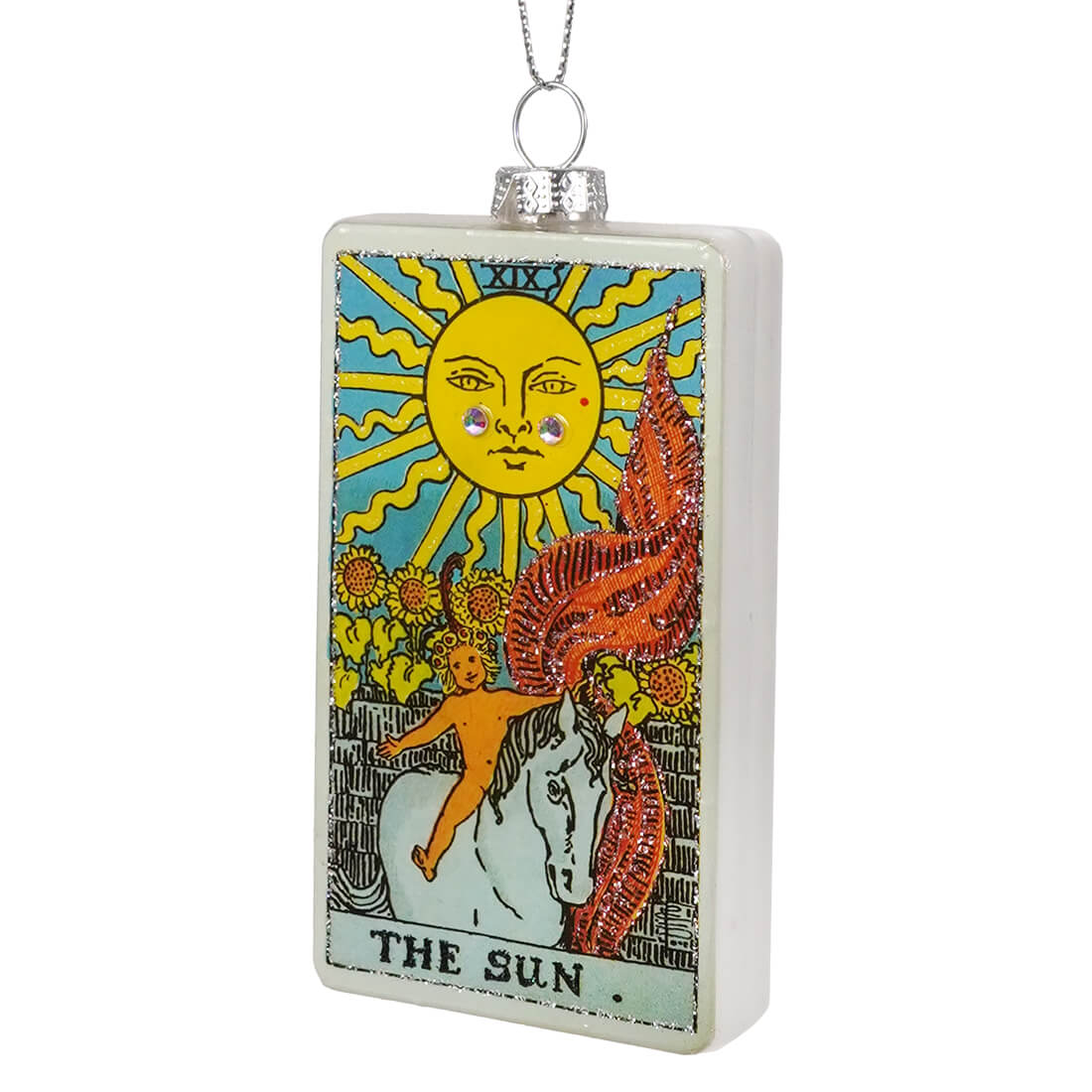 The Sun - Tarot Card Glass Ornament - Image 2