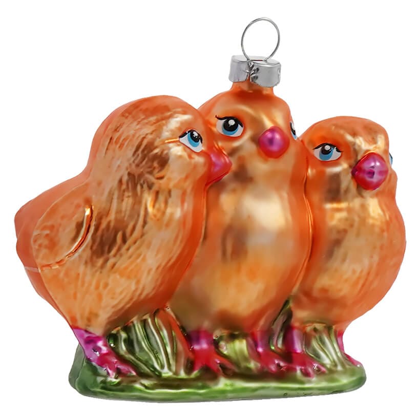 Three Birds On Branch Ornament - Image 2