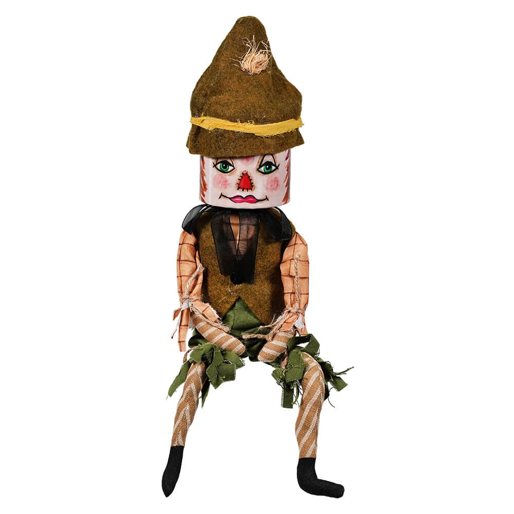 Tobias Scarecrow Box Head Container Figure