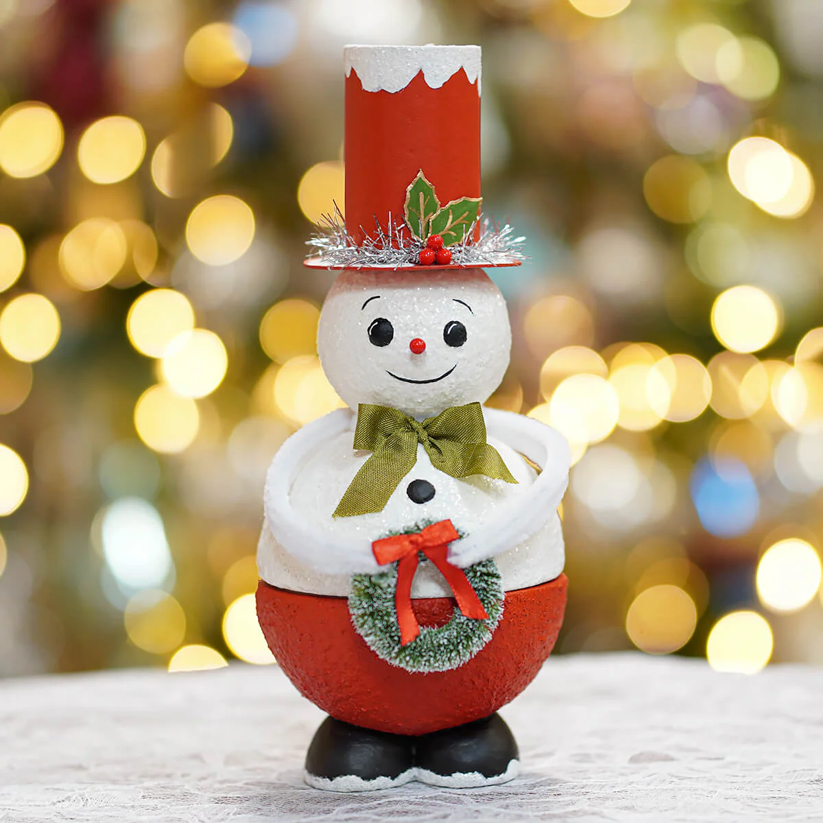 Top Hat Snowman Container - Image 4