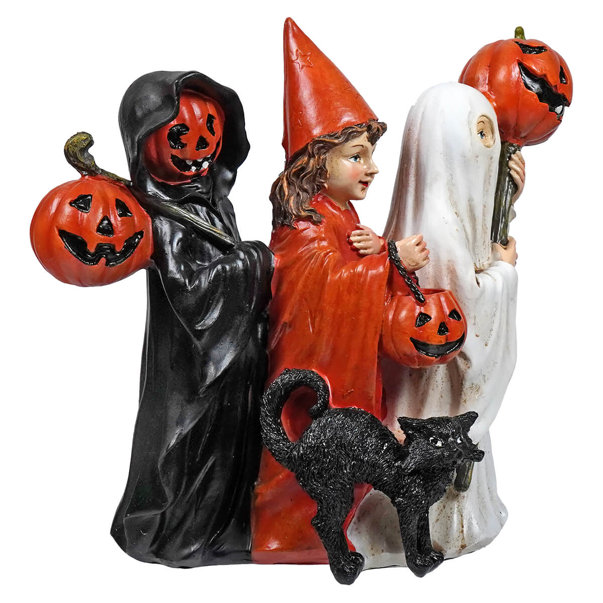 Trick Or Treat Children With Black Cat - Image 2