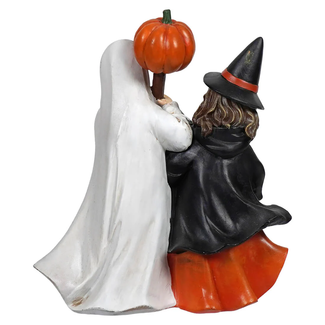 Trick Or Treat Children With Black Cat Figurine - Image 3