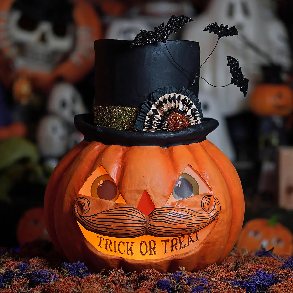 Trick Or Treat Pumpkin Stache - Image 4
