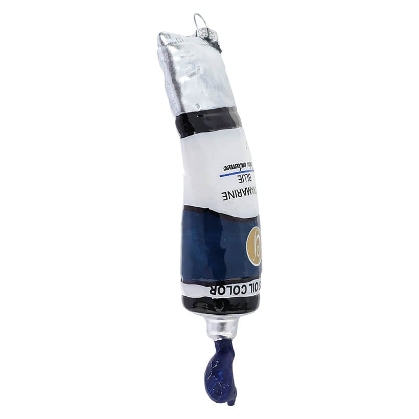 Tube Of Blue Oil Paints Ornament - Image 2