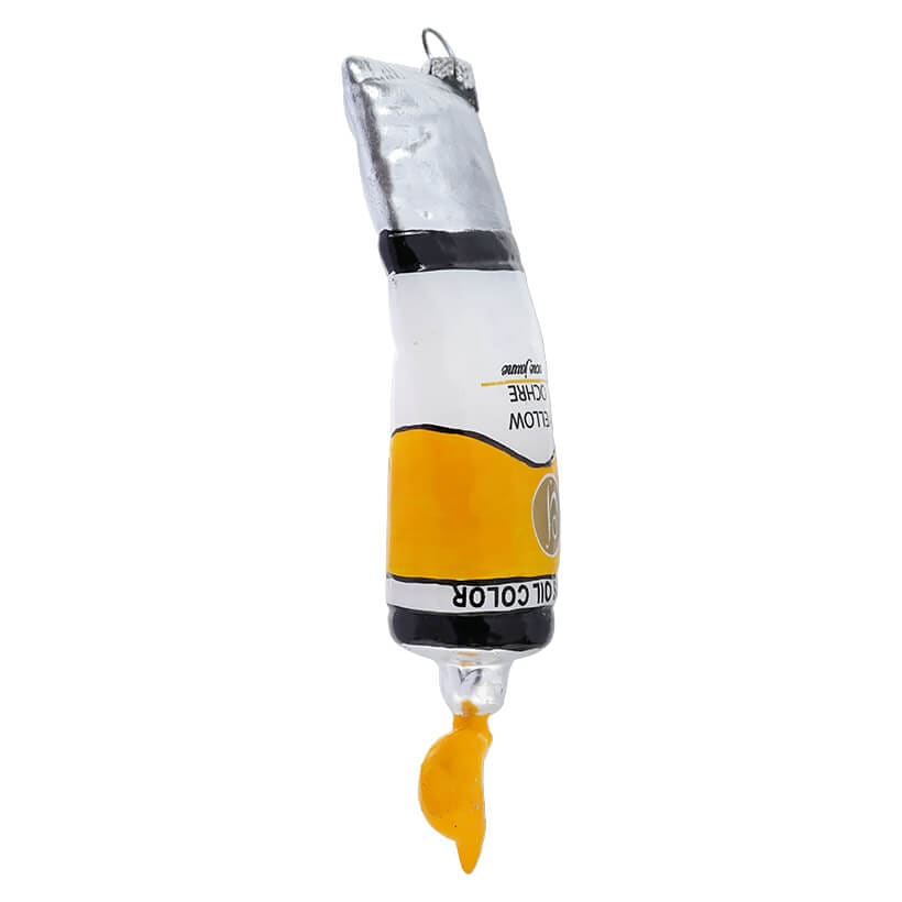 Tube Of Yellow Oil Paints Ornament - Image 2