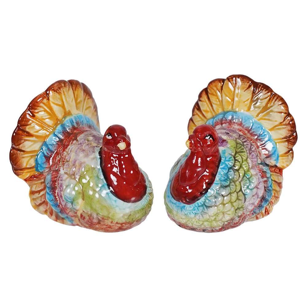 Turkey Salt & Pepper Shakers Set/2