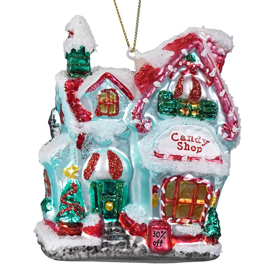 Turquoise Candy Shop Ornament