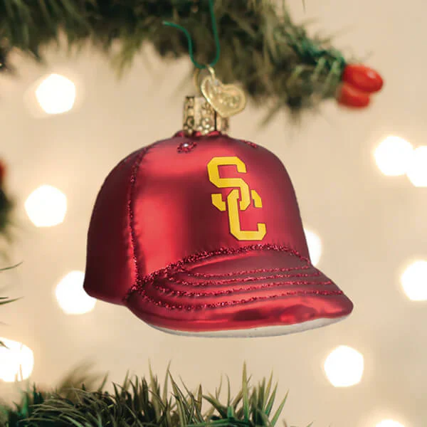 USC Baseball Cap Ornament - Image 3