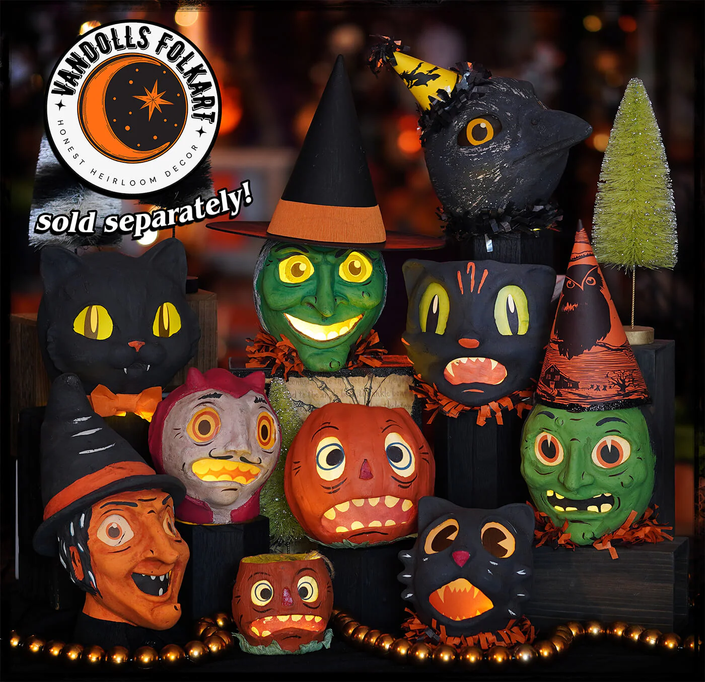 Gobsmacked Pumpkin Spooky Halloween Lantern - Image 4