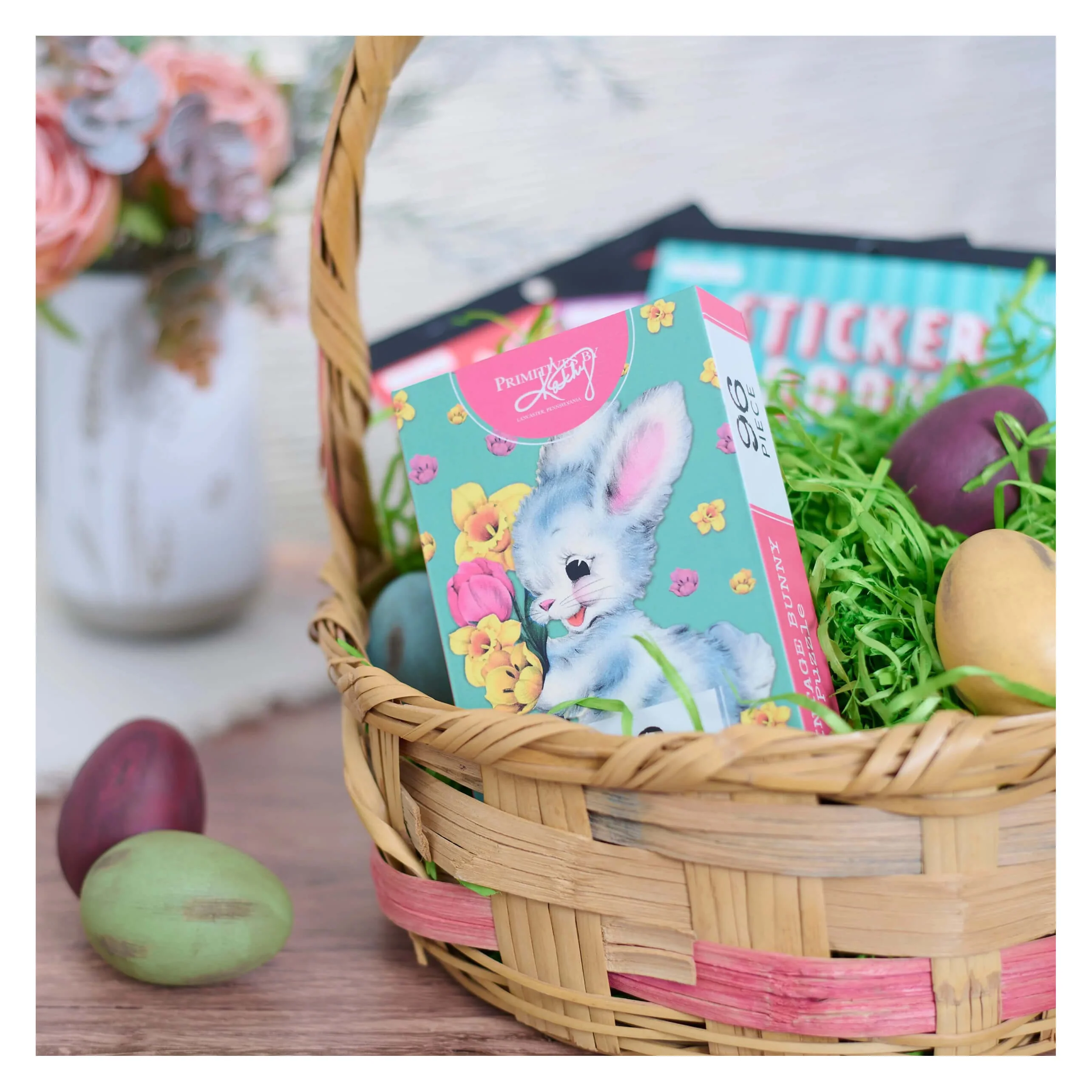 Vintage 96-Piece Bunny Puzzle - Image 2
