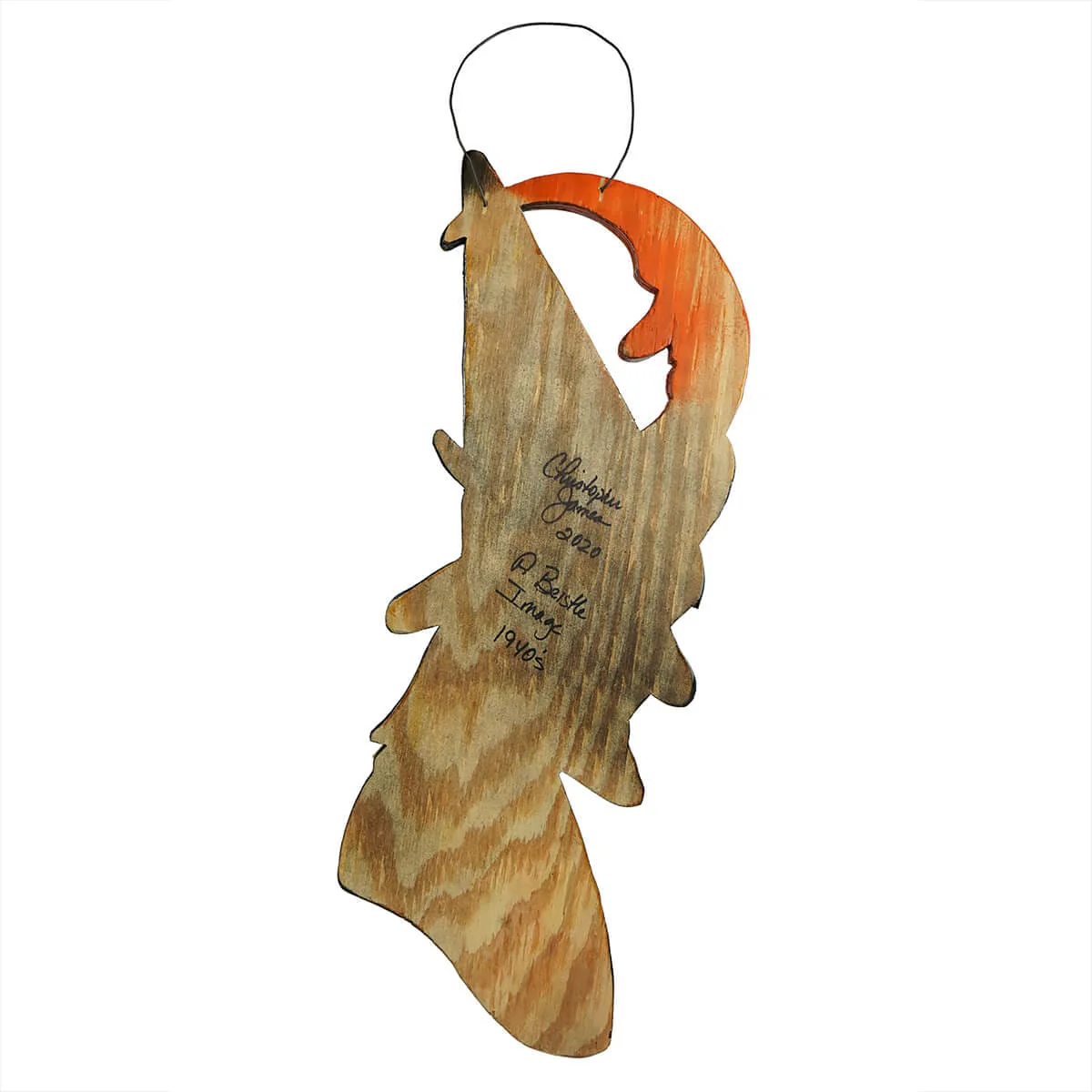 Vintage Moon Witch Hanger - Image 2