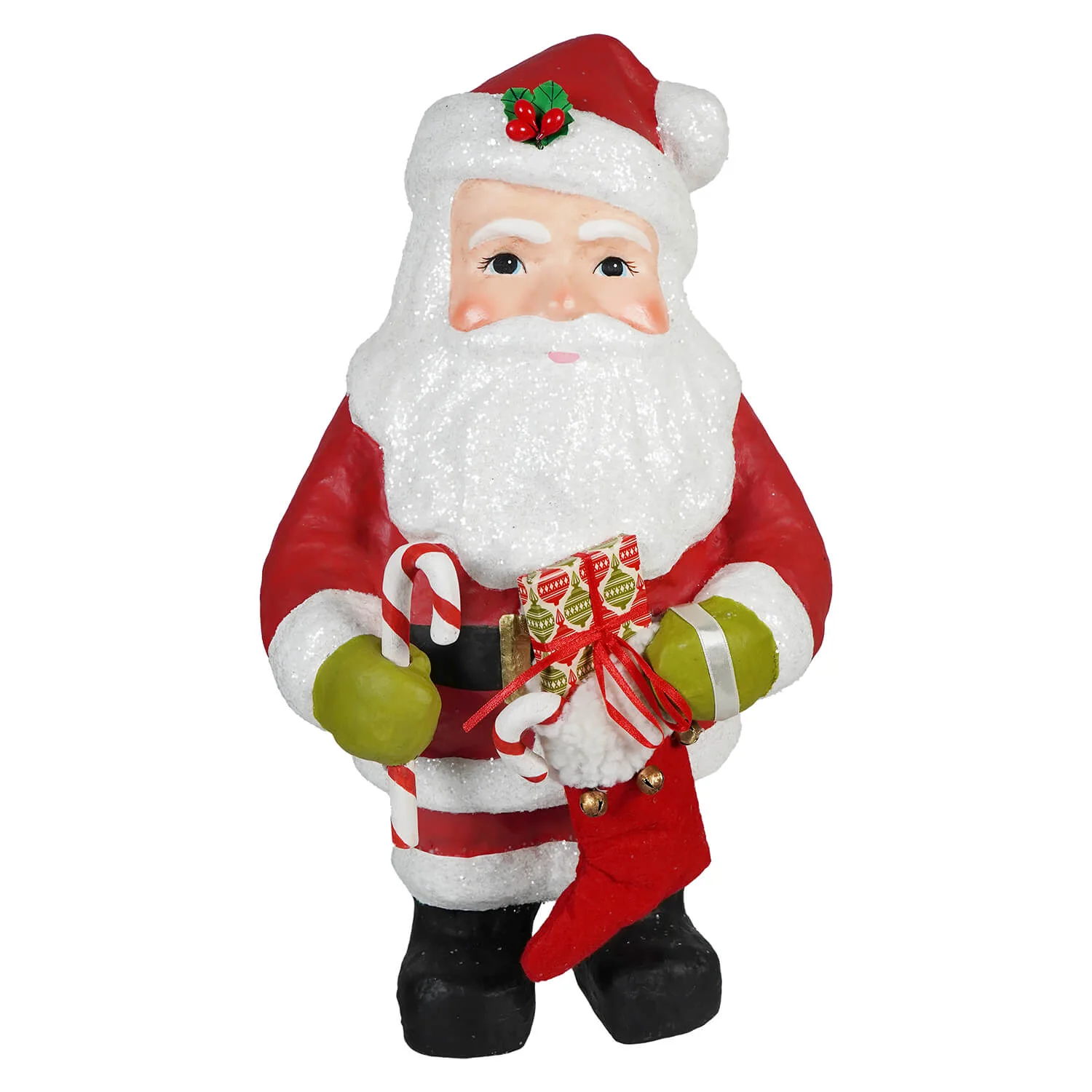 Vintage Santa With Stocking
