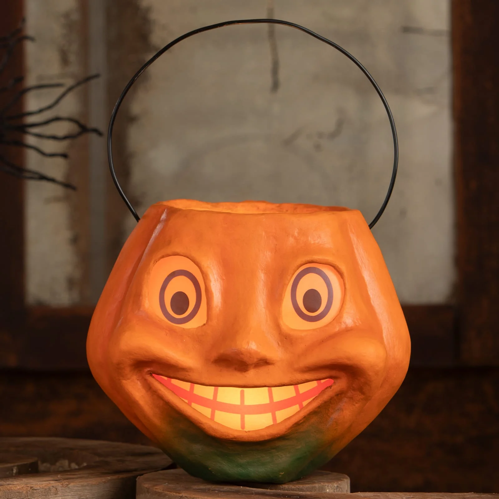 Vintage Silly Pumpkin Bucket - Image 7