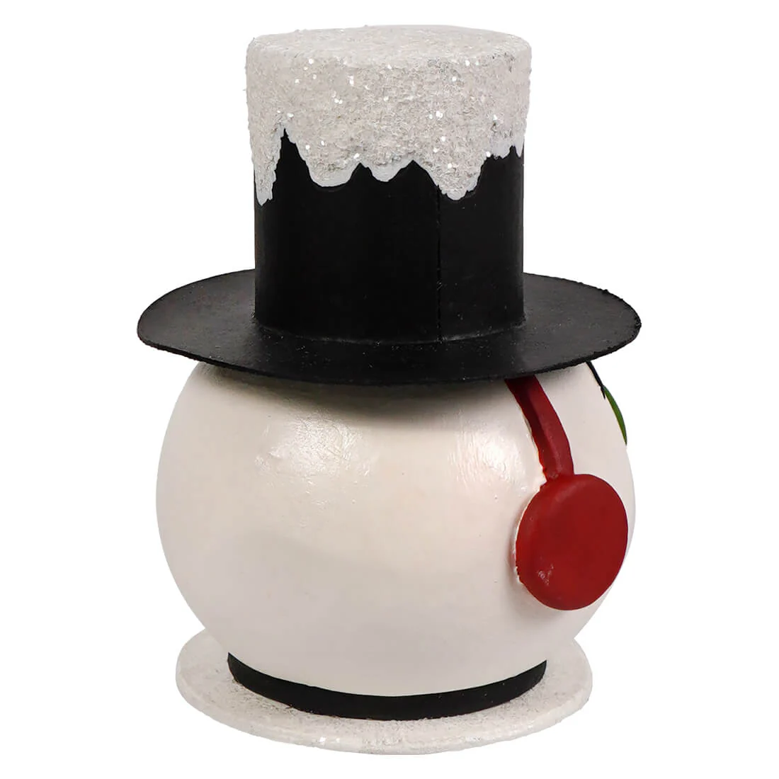 Vintage Surprised Snowman Container - Image 3
