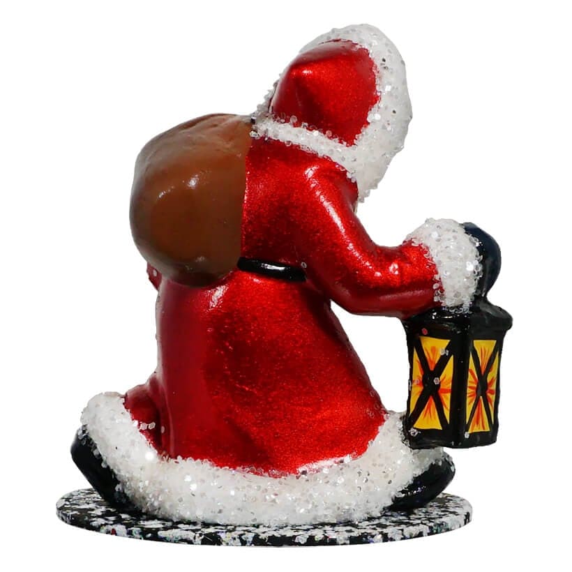 Walking Santa Holding Lantern - Image 2