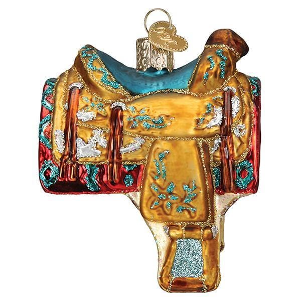Western Saddle Ornament - Image 2