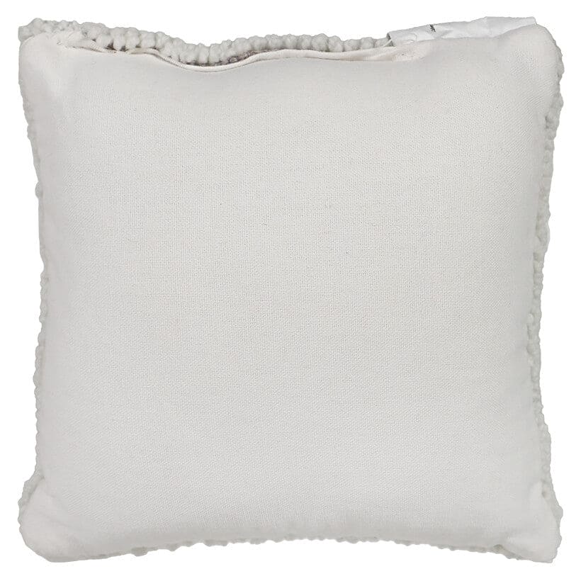 White Hooked "Be Mine" Pillow - Image 2