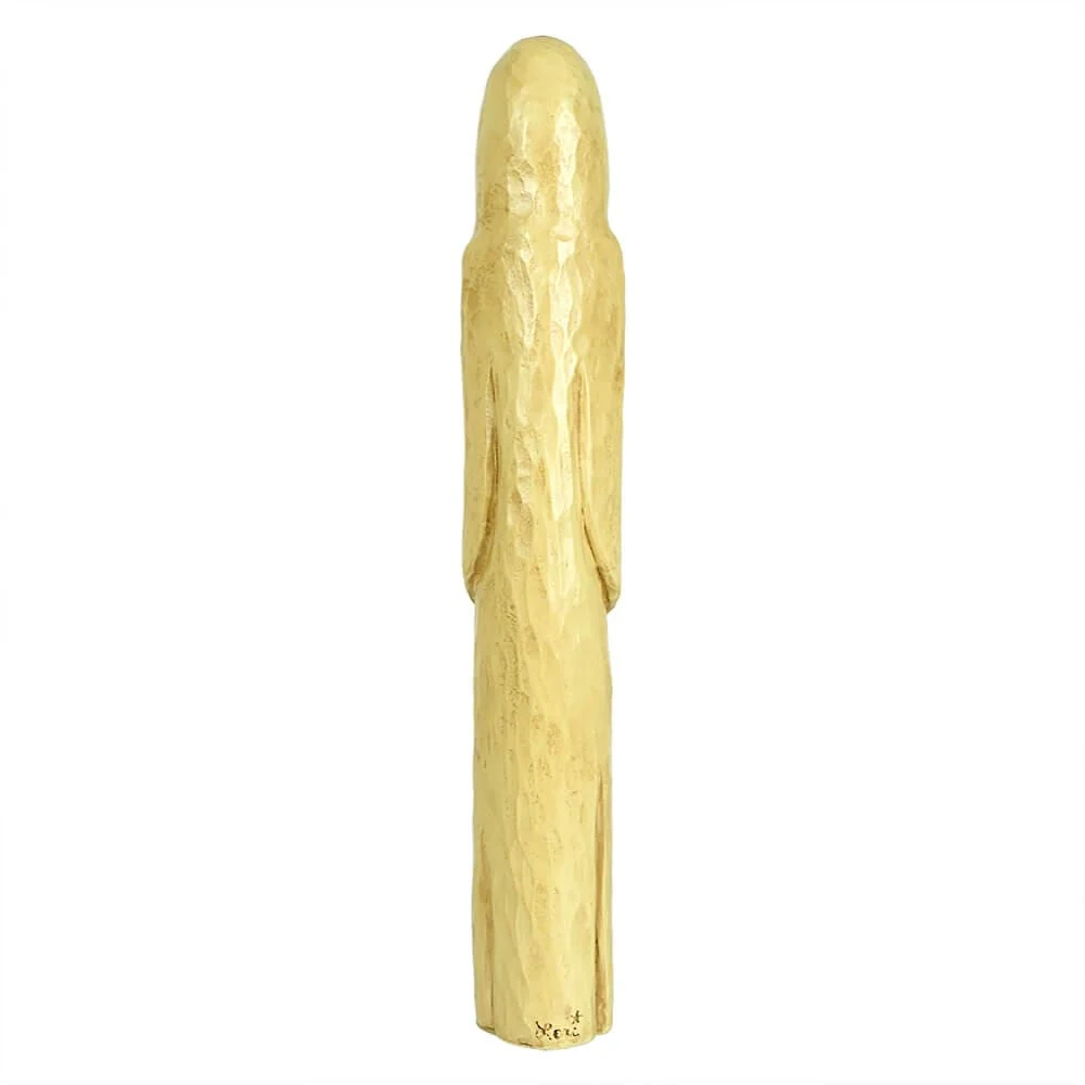 White Pencil Santa With Wavy Tree - Image 3