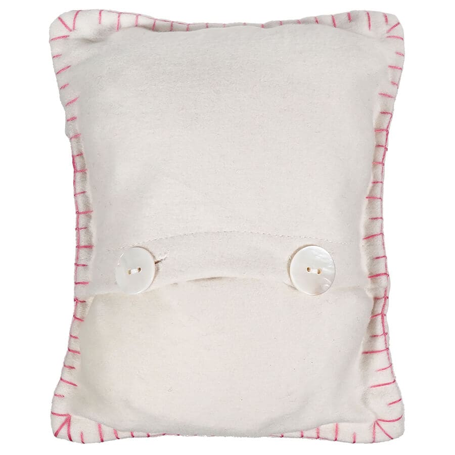 White Pillow With Love Heart - Image 2