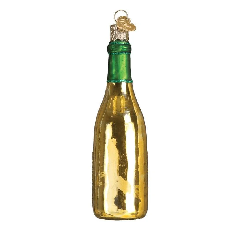 White Wine Bottle Ornament - Image 2