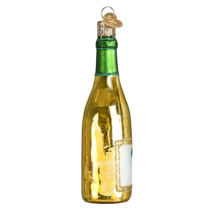 White Wine Bottle Ornament - Image 3