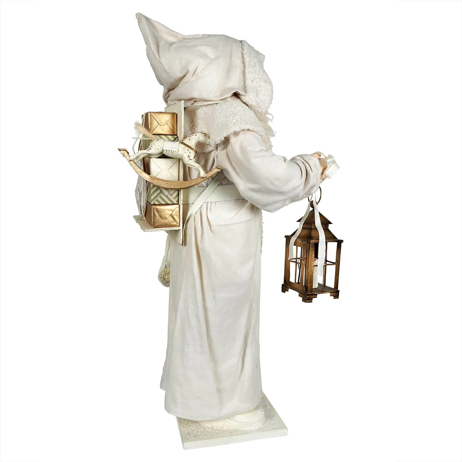 Winter Father Christmas With Lantern - Image 3