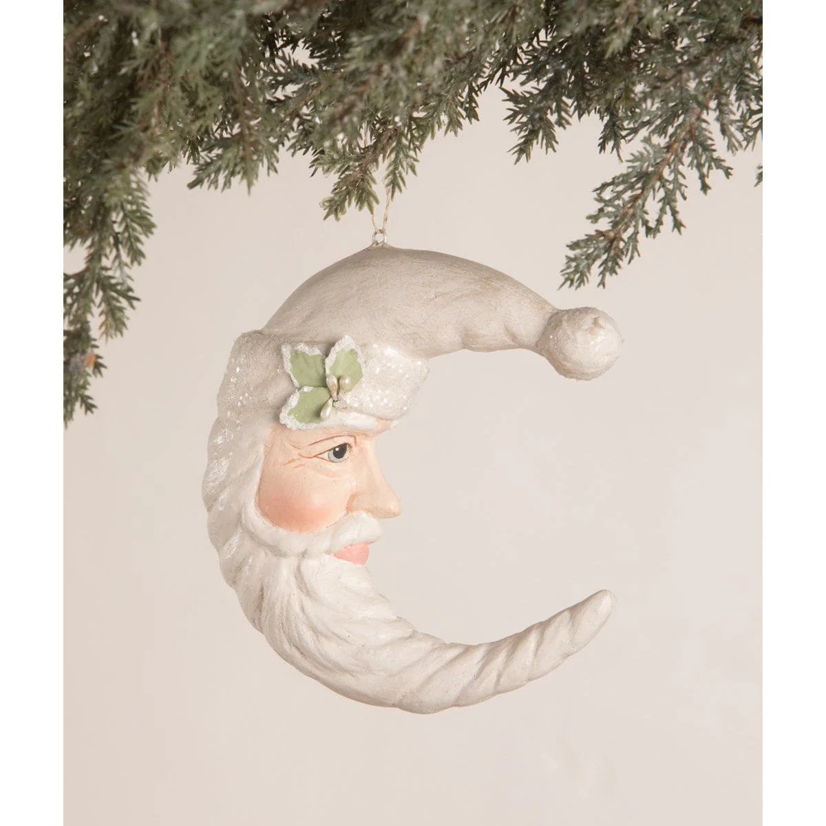 Winter Santa Moon Ornament - Image 2