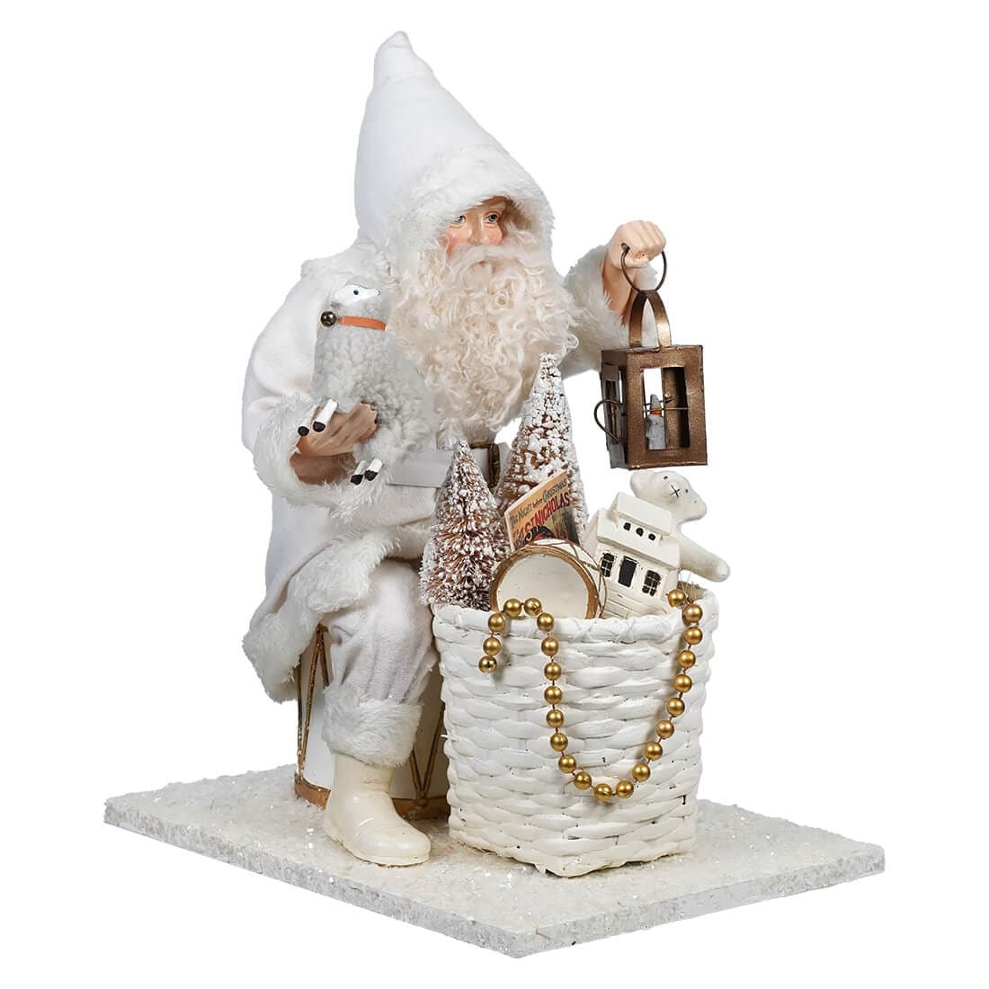 Winter Wishes Santa With Basket Of Toys - Image 2